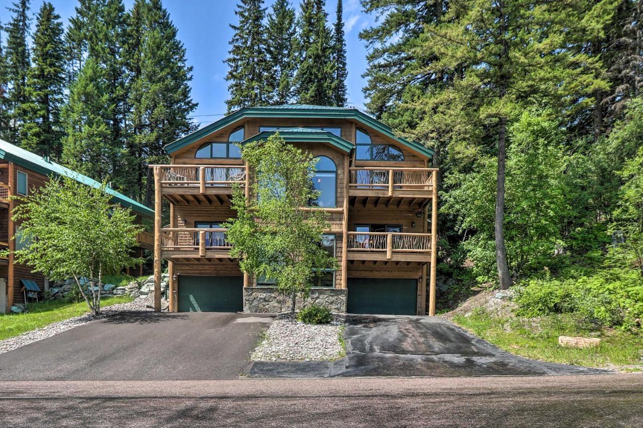 Rustic Home On Whitefish Mountain, Near Ski Run! Exteriér fotografie