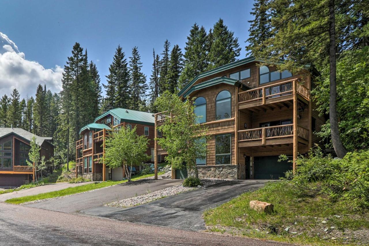 Rustic Home On Whitefish Mountain, Near Ski Run! Exteriér fotografie