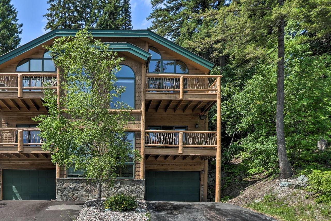 Rustic Home On Whitefish Mountain, Near Ski Run! Exteriér fotografie